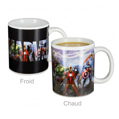 Photo du mug thermoréactif Avengers Marvel