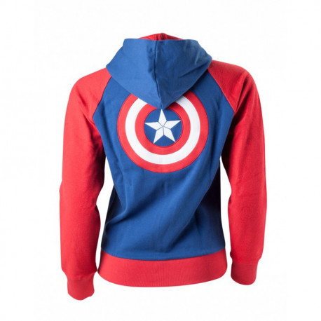 Un sweat pour femme représentant captain america