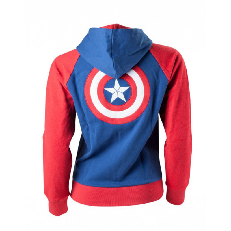 Photo du sweat Captain America pour femme