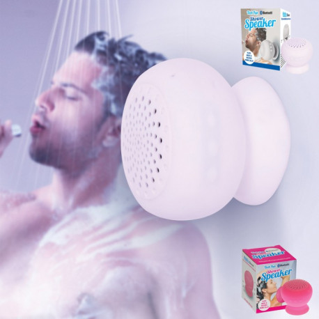 Haut-parleur en silicone bluetooth de douche