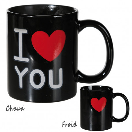 Photo du mug thermoréactif I love You