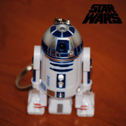Porte-Clés Star Wars R2D2 Torche Laser