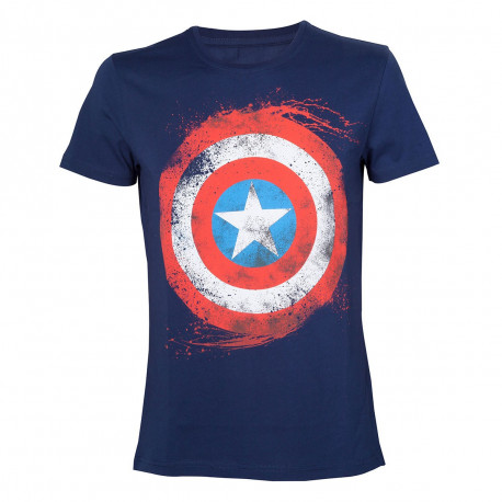 Image du t-shirt logo Captain America Marvel