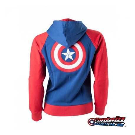 sweat femme à l’effigie du Captain America