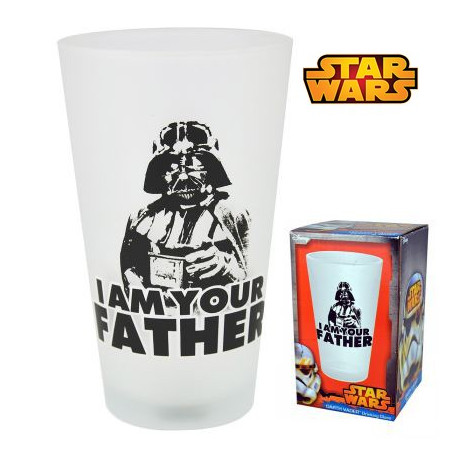 Grand verre Star Wars I am your father
