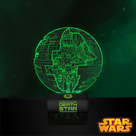 Image de la lampe acrylique Etoile de la Mort Star Wars