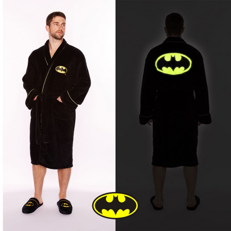 Image peignoir batman phosphorescent