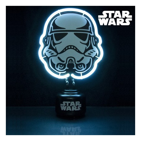 Photo de la lampe néon Stormtrooper