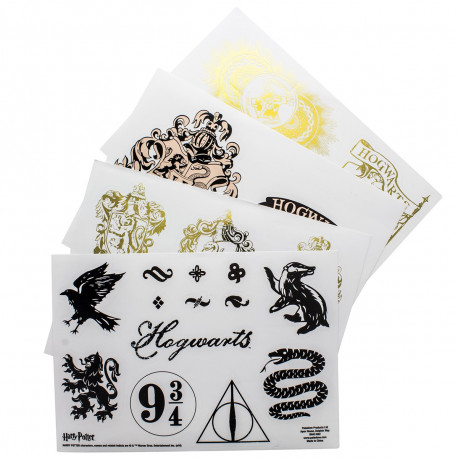 Plaquettes de stickers Harry Potter