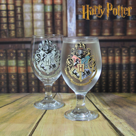 Photo du verre à pied thermoréactif Harry Potter