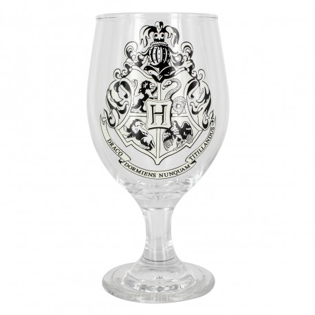 Verre Harry Potter thermoréactif en noir et blanc