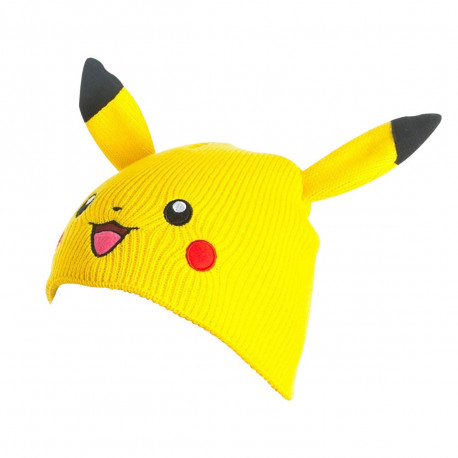 Photo du bonnet Pikachu avec oreilles
