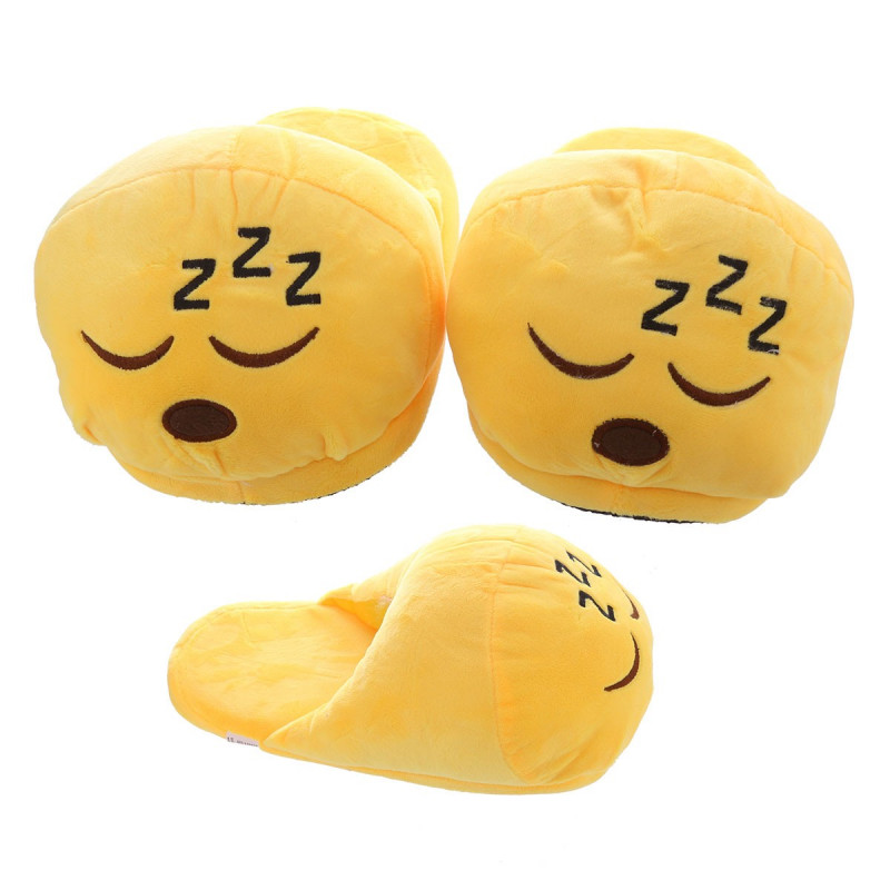 Avoir Images Chaussons Rigolos En Forme De Smiley Qui Dort Sur Logeekdesign dernière salutations