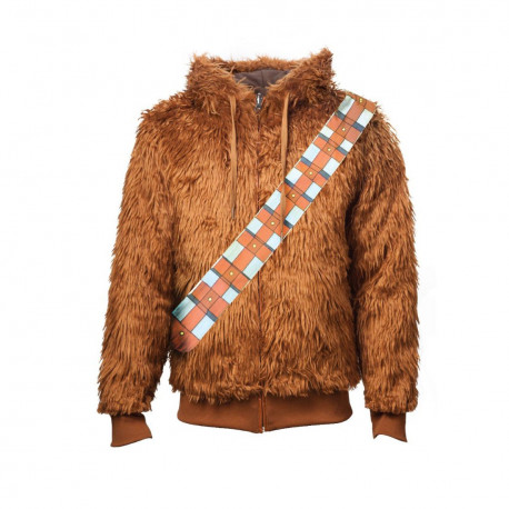 Côté poilu de la veste Chewbacca