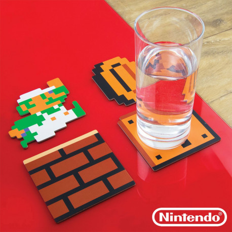 lot de 20 sous verres nintendo super mario