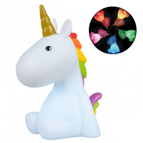 La Veilleuse licorne multicolore