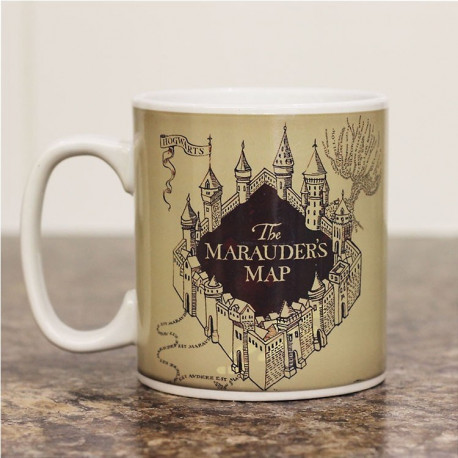 Photo du mug thermoréactif carte du maraudeur