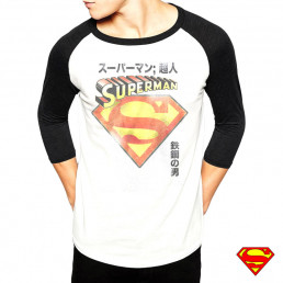 T-shirt Superman caractères japonais Homme