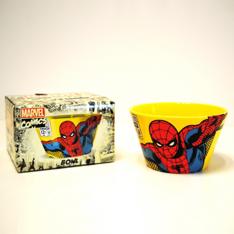 Le bol spiderman et son packaging
