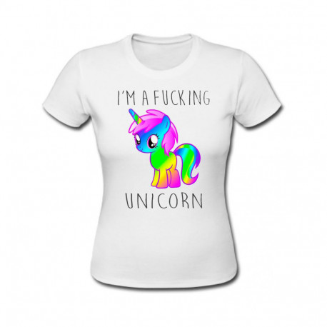 Image du t-shirt I'm a fucking unicorn