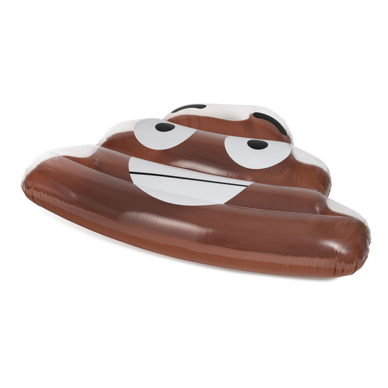 Matelas Gonflable En Forme D Emoticone Crotte Avec Filet Rangement Sur Logeekdesign Matelas Gonflable En Forme D Emoticone Crotte Avec Filet Rangement Sur Logeekdesign