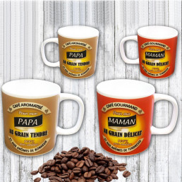 Tasses à Expresso Maman & Papa