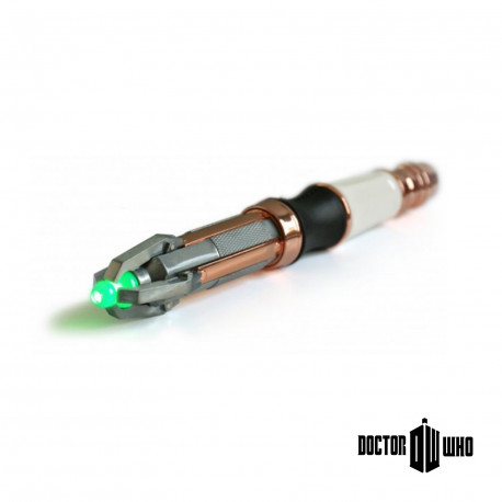 Doctor Who Tournevis Sonique Torche Vert Portable LED Light Officiel 11th Dr Who 