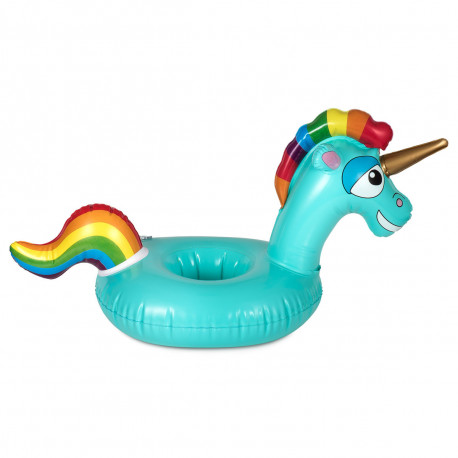 Photo de la licorne porte-boisson gonflable