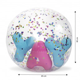 Maxi Ballon Gonflable Confettis YAY
