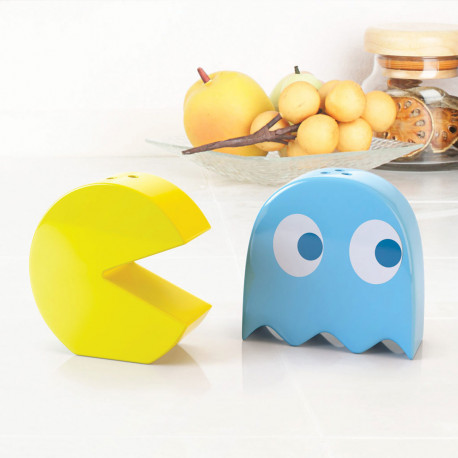 Salière et Poivrière Pacman - Lot de Deux