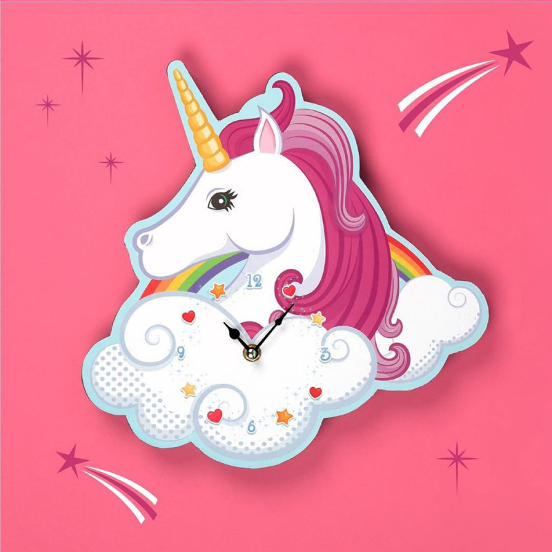Horloge Licorne Originale Pour Decorer La Maison Sur Logeekdesign