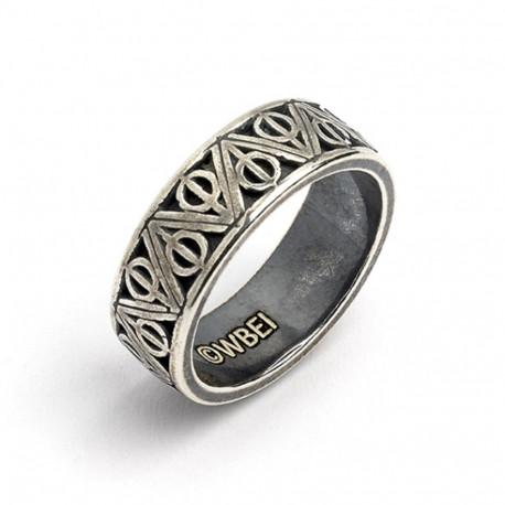 Bague Harry Potter Argent Massif les Reliques de la Mort