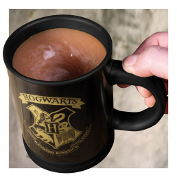 Tasse Harry Potter en forme de chaudron à l'effigie de Poudlard