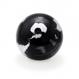Globe Terrestre Noir Rotatif 360°