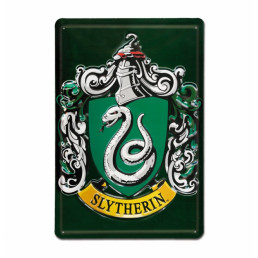 Plaque Métallique 3D Harry Potter - Serpentard