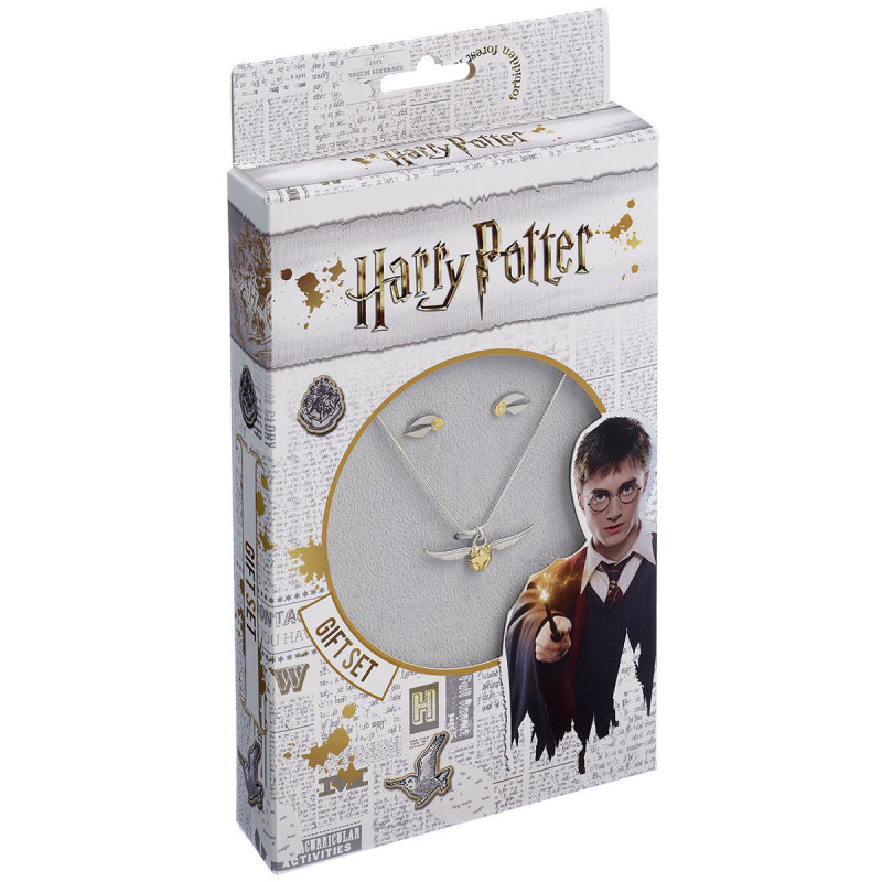 Harry Potter - Boîte à bijoux avec boucles d'oreille & collier