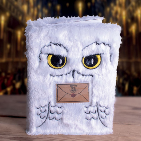 Carnet de Notes Harry Potter Chouette Hedwige Fourrure