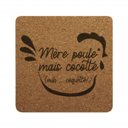 Sous-Verre Mère Poule Mère Cocotte