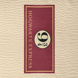 Serviette de Plage Harry Potter Voie Express 9 3/4