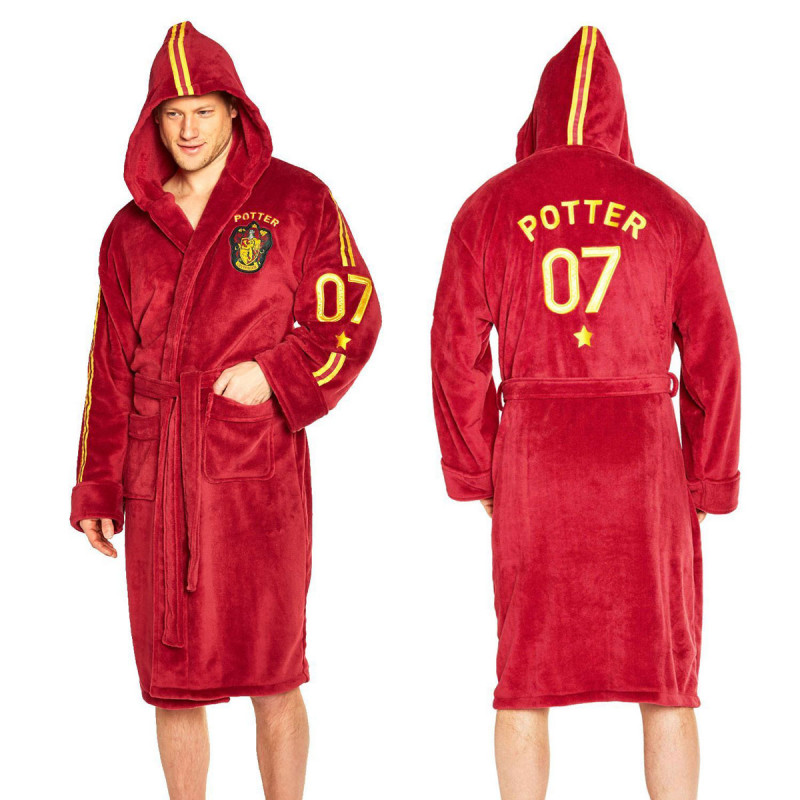 Vetement De Bain Harry Potter Quidditch N 7 Avec Capuche Sur Logeekdesign