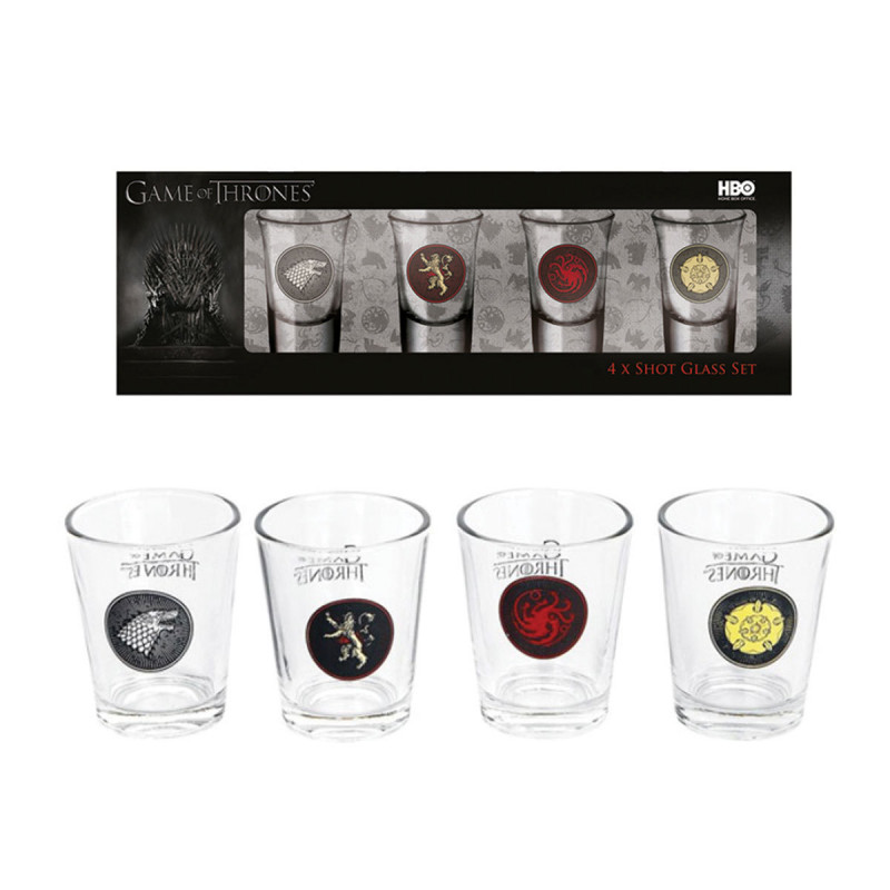 Shooters Game of Thrones - Lot de 4