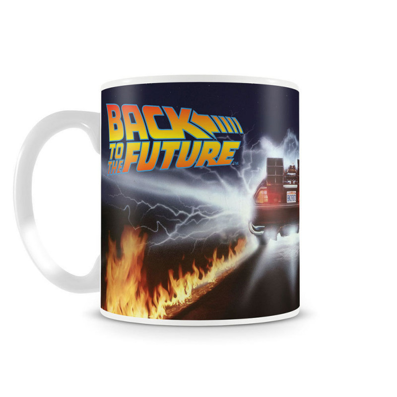 Mug Retour vers le Futur DeLorean ultra geeksur Logeekdesign