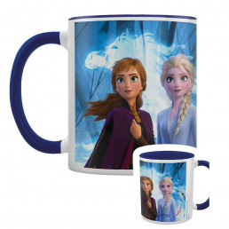 Mug Reine des Neiges 2 Bleu - Elsa, Anna & Nokk