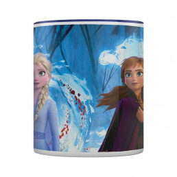 Mug Reine des Neiges 2 Bleu - Elsa, Anna & Nokk