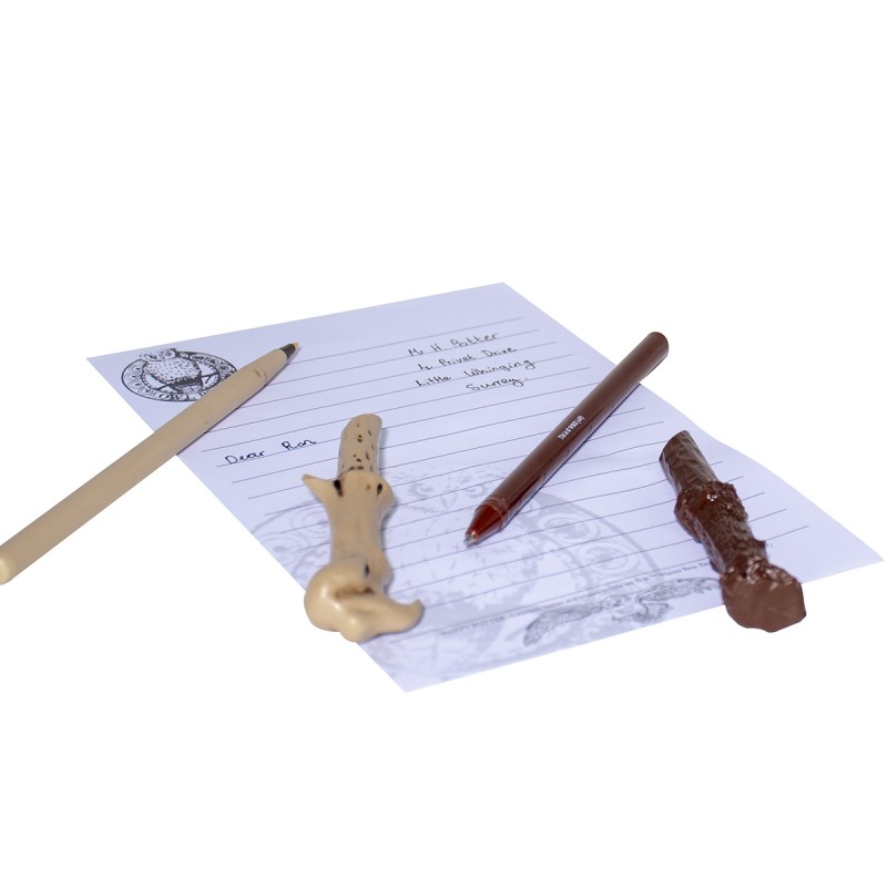 Set Stylo et Crayon Baguettes Magiques Harry Potter - Cadeaux