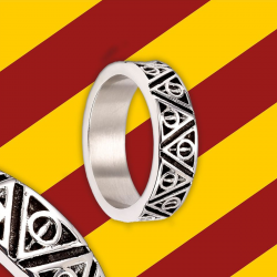 Bague Harry Potter Argent Massif les Reliques de la Mort