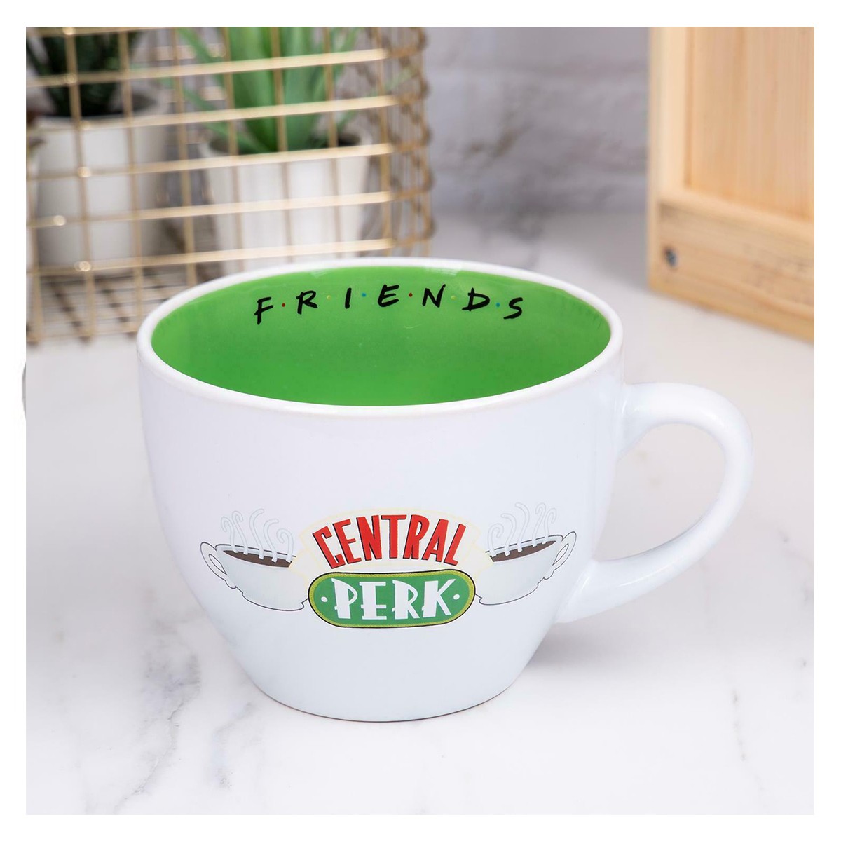 Etats-Unis série TV Friends Central Perk Blanc Céramique mugs Lait Thé Tasse À Café Cadeau 
