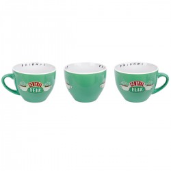 Maxi Tasse Friends Central Perk Verte avec Pochoir