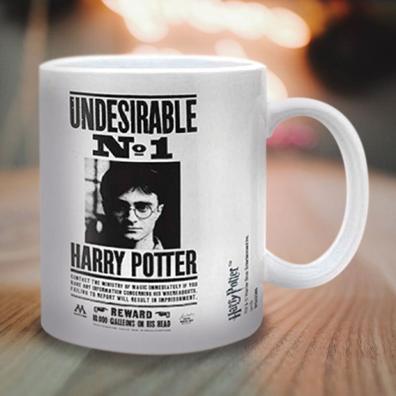 Tasse Harry Potter en céramique avec slogan « Undesirable N°1