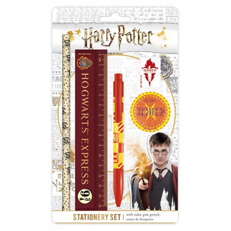 Harry Potter - Ensemble de 3 crayons et gommes Chibi - Cdiscount